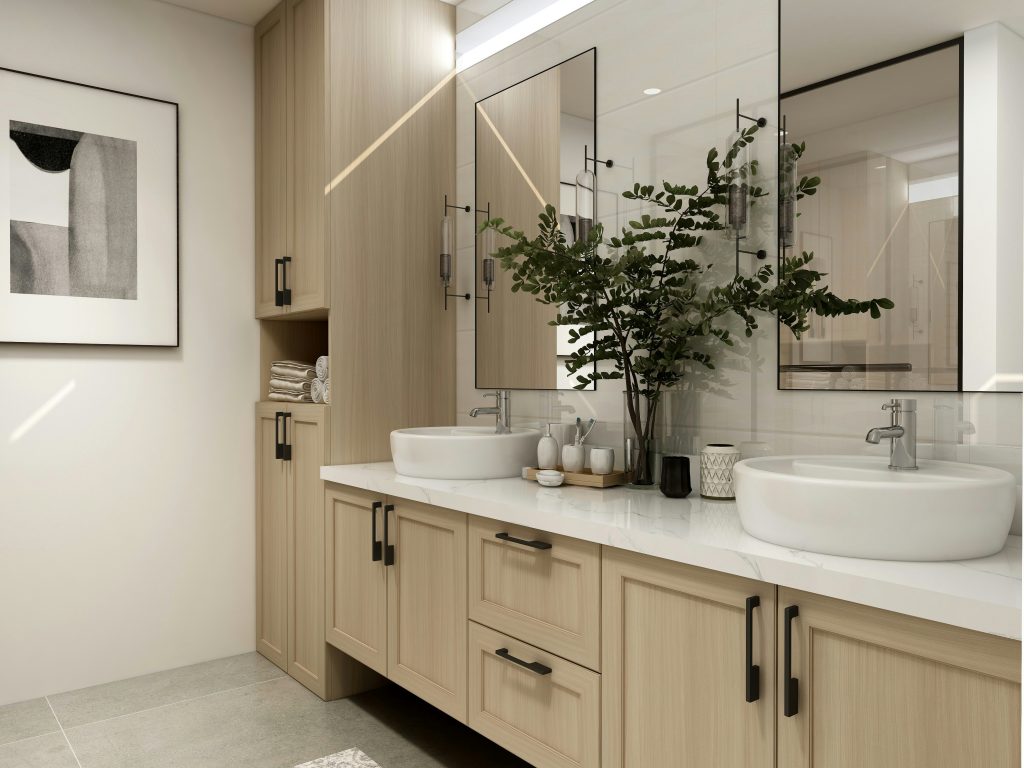 modern bathroom vanity