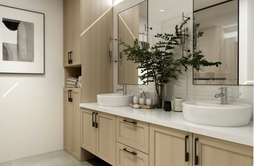 modern bathroom vanity